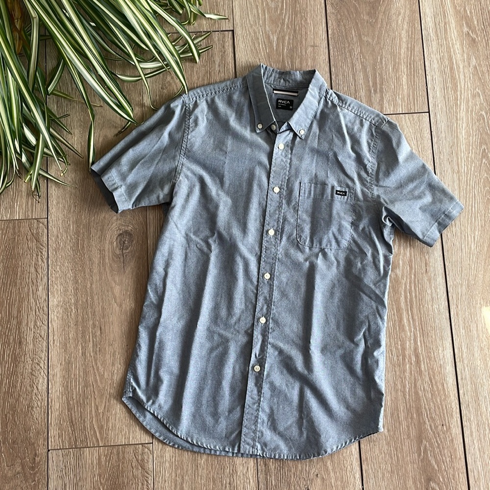 RVCA slim button down shirt